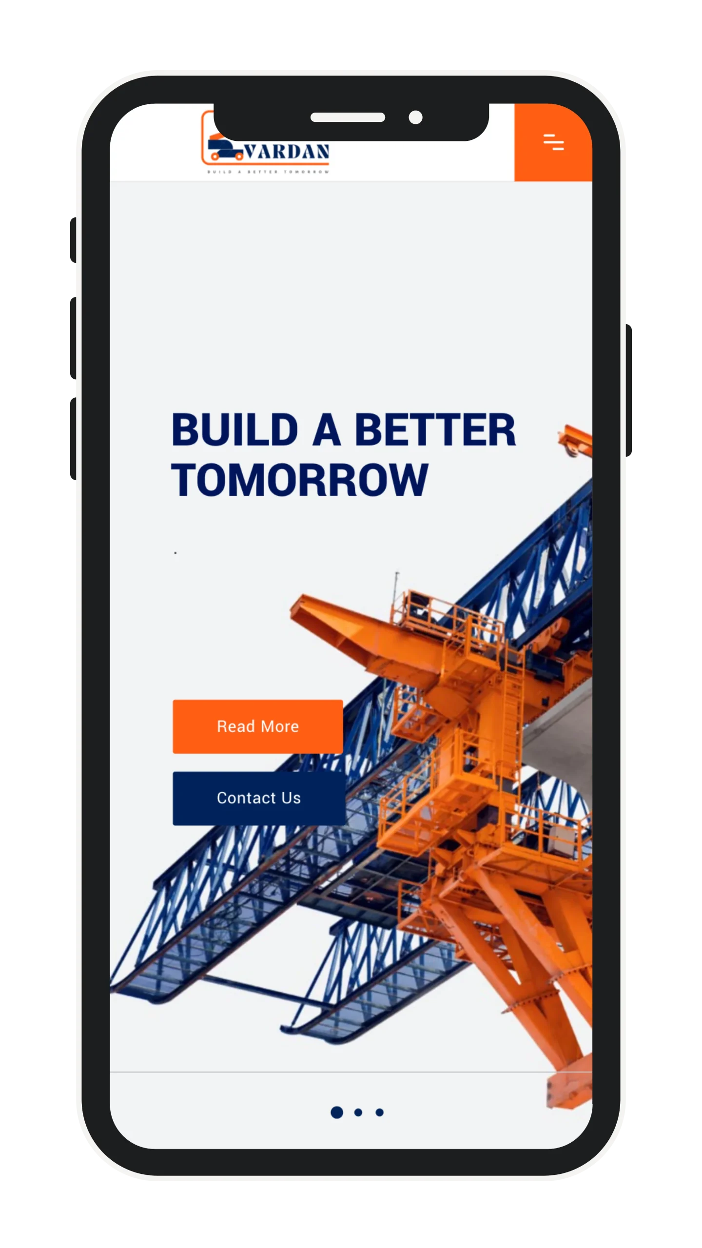 Vardan Construction Mob Website